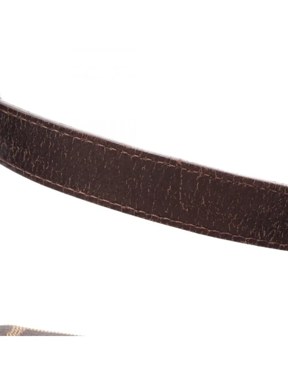 Fendi Shoulder Bag Zucca Brown Canvas Leather